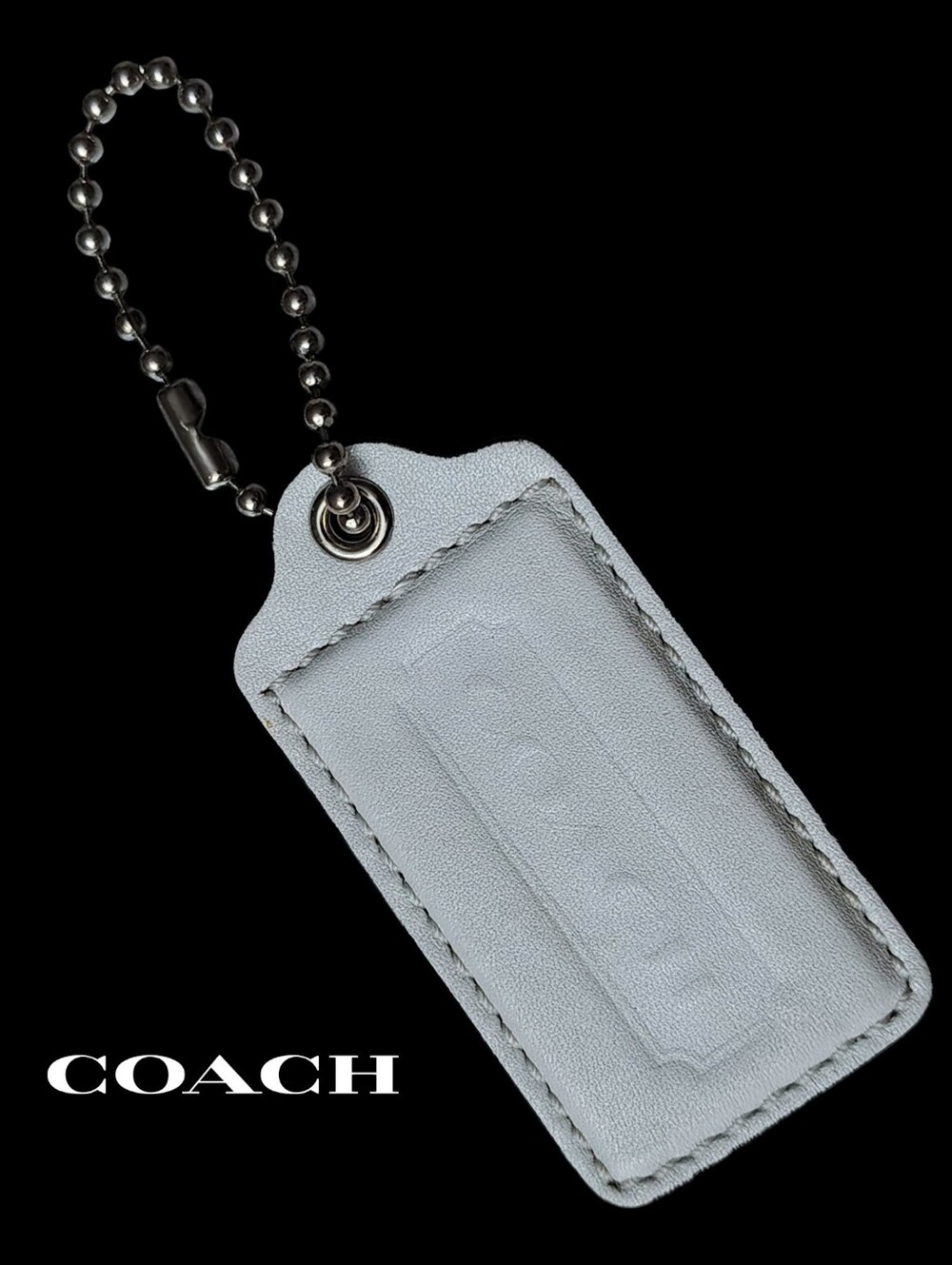 Coach XL White Hang Tag